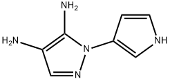 1H-Pyrazole-4,5-diamine,  1-(1H-pyrrol-3-yl)- Struktur