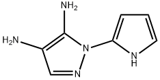 1H-Pyrazole-4,5-diamine,  1-(1H-pyrrol-2-yl)- Struktur