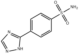 4-(1H-1,2,4-Triazol-3-yl)benzenesulfonamide Struktur