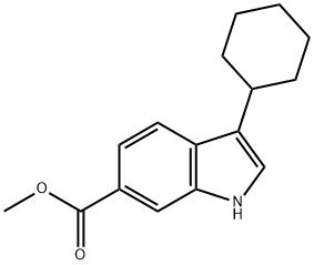 3-CYCLOHEXYL-1H-INDOLE-6-CARBOXYLIC ACID METHYL ESTER