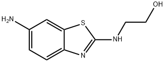 Ethanol, 2-[(6-amino-2-benzothiazolyl)amino]- (9CI) Struktur