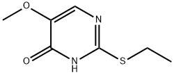 4(1H)-Pyrimidinone, 2-(ethylthio)-5-methoxy- Struktur