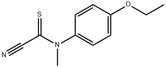 p-Formophenetidide,  1-cyano-N-methylthio-  (7CI,8CI) Struktur