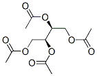 (2S,3S)-1,2,3,4-Butanetetrol tetraacetate Struktur