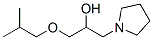 alpha-[(2-methylpropoxy)methyl]pyrrolidine-1-ethanol Struktur