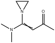 3-Buten-2-one, 4-(1-aziridinyl)-4-(dimethylamino)- Struktur