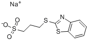 Sodium 3-(benzothiazol-2-ylthio)-1-propanesulfonate