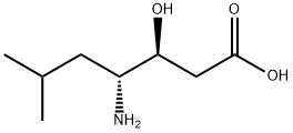 (3S,4R)-4-AMINO-3-HYDROXY-6-METHYLHEPTANOIC Struktur