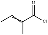 2-Butenoyl chloride, 2-Methyl- Struktur