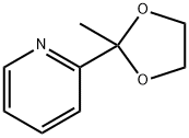 2-(2-METHYL-1,3-DIOXOLAN-2-YL)PYRIDINE Struktur