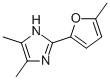 1H-Imidazole,  4,5-dimethyl-2-(5-methyl-2-furanyl)- Struktur