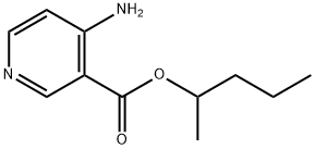 3-Pyridinecarboxylicacid,4-amino-,1-methylbutylester(9CI) Struktur