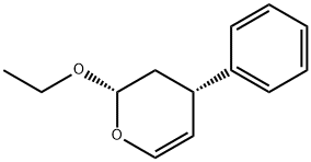 2H-Pyran,2-ethoxy-3,4-dihydro-4-phenyl-,(2S,4S)-(9CI) Struktur