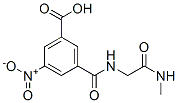 3-[[[2-(methylamino)-2-oxoethyl]amino]carbonyl]-5-nitrobenzoic acid Struktur