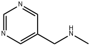 5-Pyrimidinemethanamine, N-methyl- (9CI) Struktur