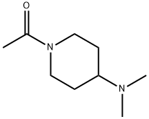 4-Piperidinamine, 1-acetyl-N,N-dimethyl- (9CI) Struktur