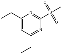 Pyrimidine, 4,6-diethyl-2-(methylsulfonyl)- (9CI) Struktur