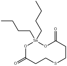 2,2-Dibutyl-1,3,7,2-dioxathiastannecane-4,10-dione Structure