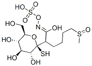 1-Thio-beta-D-glucopyranose 1-(6-(methylsulfinyl)-N-(sulfooxy)hexanimi date) Struktur