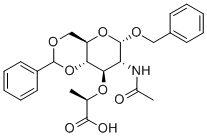 2-[[7-(ACETYLAMINO)-6-(BENZYLOXY)-2-PHENYLPERHYDROPYRANO[3,2-D][1,3]DIOXIN-8-YL]OXY]PROPANOIC ACID price.