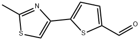 5-(2-METHYL-1,3-THIAZOL-4-YL)-2-THIOPHENECARBALDEHYDE Struktur