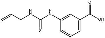 3-(prop-2-enylthiocarbamoylamino)benzoic acid Struktur