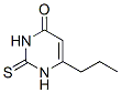 6-Propyl-2-thioxo-2, 3-dihydropyrimidin-4(1H)-one Struktur