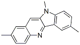 2,7,10-TRIMETHYL-10H-INDOLO[3,2-B]QUINOLINE Struktur