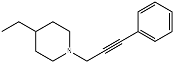 Piperidine, 4-ethyl-1-(3-phenyl-2-propynyl)- (9CI) Struktur