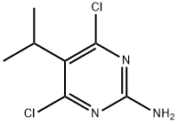 2-Pyrimidinamine, 4,6-dichloro-5-(1-methylethyl)- Struktur