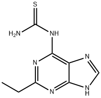 Thiourea, (2-ethyl-1H-purin-6-yl)- (9CI) Struktur