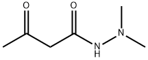 Butanoic acid, 3-oxo-, 2,2-dimethylhydrazide (9CI) Struktur