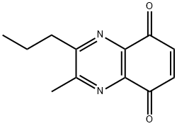 5,8-Quinoxalinedione, 2-methyl-3-propyl- (9CI) Struktur