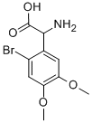 AMINO(2-BROMO-4,5-DIMETHOXYPHENYL)ACETIC ACID Struktur