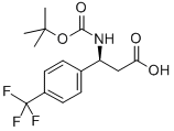 (S)-3-((TERT-ブチルトキシカルボニル)アミノ)-3-(4-(トリフルオロメチル)フェニル)プロパン酸 price.