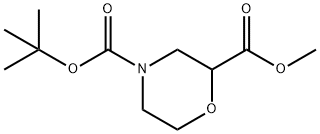 2,4-Morpholinedicarboxylic acid, 4-(1,1-diMethylethyl) 2-Methyl ester