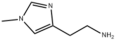 2-(1-methylimidazol-4-yl)ethanamine Struktur