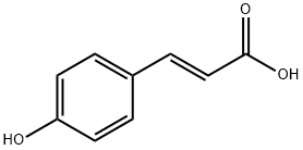 p-Coumaric acid Struktur