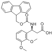 FMOC-(S)-3-AMINO-3-(2,3-DIMETHOXY-PHENYL)-PROPIONIC ACID Struktur