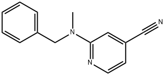 2-[benzyl(methyl)amino]isonicotinonitrile Struktur