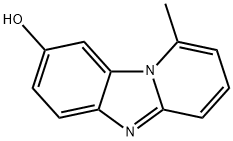 Pyrido[1,2-a]benzimidazol-8-ol, 1-methyl- (9CI) Struktur