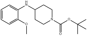 1-BOC-4-[(2-METHOXYPHENYL)AMINO]-PIPERIDINE Struktur