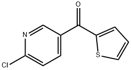 2-CHLORO-5-(2-THENOYL)PYRIDINE Struktur