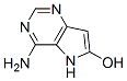 5H-Pyrrolo[3,2-d]pyrimidin-6-ol, 4-amino- (9CI) Struktur