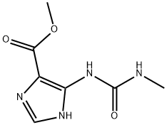 1H-Imidazole-4-carboxylicacid,5-[[(methylamino)carbonyl]amino]-,methyl Struktur