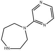 1-pyrazin-2-yl-1,4-diazepane Struktur