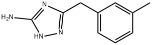 5-(3-Methylbenzyl)-4H-1,2,4-triazol-3-amine Struktur