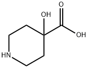 4-Piperidinecarboxylic acid, 4-hydroxy- Struktur