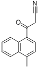 3-(4-METHYL-1-NAPHTHYL)-3-OXOPROPANENITRILE Struktur