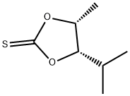 1,3-Dioxolane-2-thione,4-methyl-5-(1-methylethyl)-,cis-(9CI) Struktur